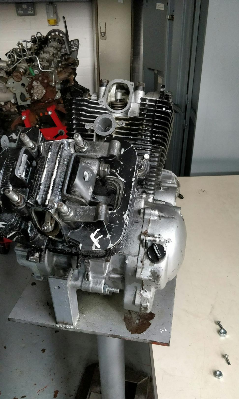 Engine restoration work